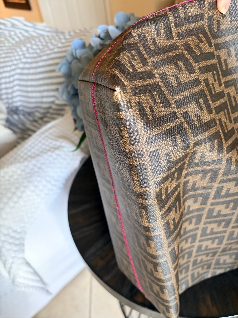 Fendi Zucca Canvas Roll Tote - Picture 6 of 9